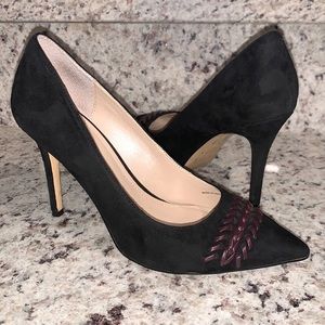 White House Black Market Pump - Black / Purple